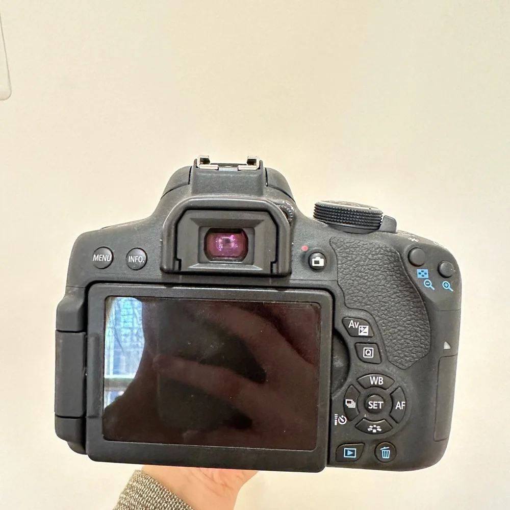 Canon EOS Rebel T6i with 18-55 mm lens (USED, LIKE NEW QUALITY)